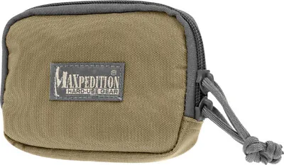 Maxpedition Hook & Loop Zipper Pocket 3526KF Overall Size: 3  X 5  X 0.75 . Inte • $19.49