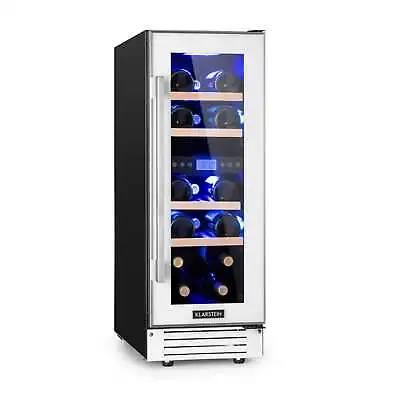 £499.99 • Buy Wine Fridge Cooler Drinks Fridge 53L Glass Door Touch Control 17 Bottles White