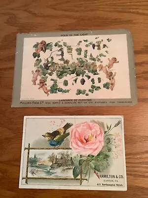 Vintage ‘Hold To The Light’ Trade Post Card MELLINS FOOD &  Hamilton Advertising • $7