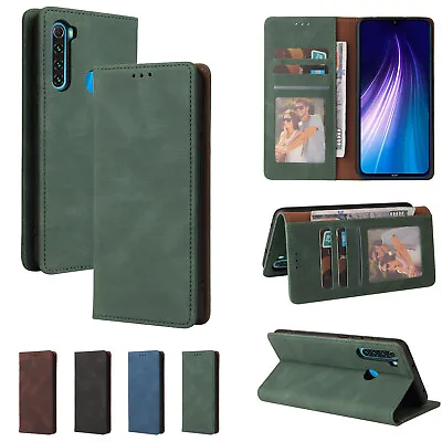 For Xiaomi Redmi Note 8 8Pro 8T 9 10X Flip Leather Wallet Slim Phone Cover Cases • $11.76