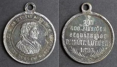 Martin Luther - 400th Birthday Medal (1883) • $22.50