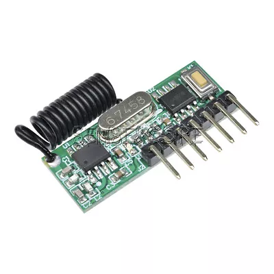 RF Wireless Remote Control Learning 4 Channel Decoding Receiver Module 433MHz • $1.68