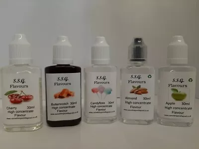 30ml Liquid Food Flavouring Ice CreamSummer SmoothieCupcakes Vegan Friendly  • £3.99