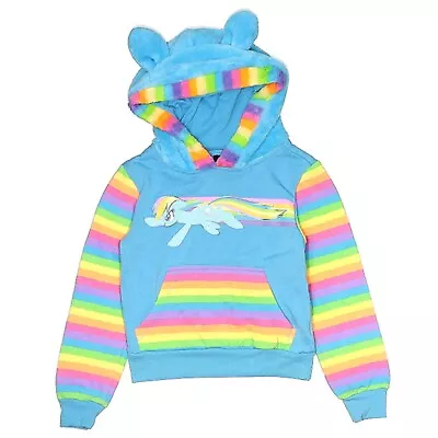 My Little Pony Big Girls Rainbow Dash Blue Hoodie - NWT • $18.98