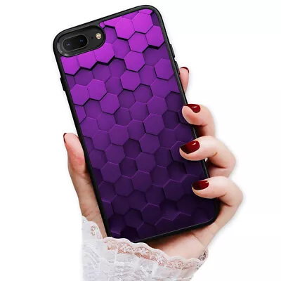 ( For IPod Touch 7 6 5 ) Back Case Cover H23213 Purple Cell • $9.99