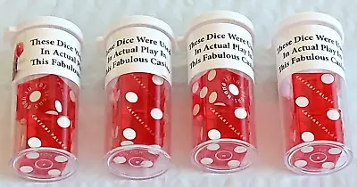 Dice Caesar's Palace Casino Las Vegas Nevada 4-Pair (8-Dice) In Tubes. • $17.95