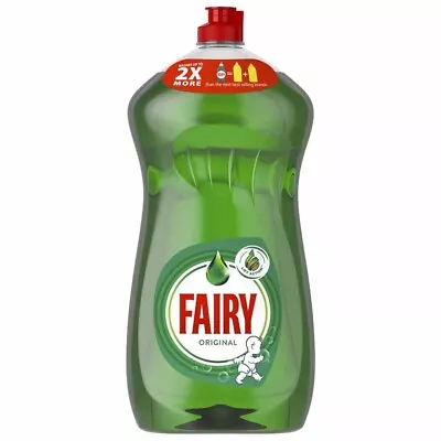 Fairy Washing Up Kitchen Hand Dish Cleaning Liquid Bottle 1.19L - Original • £7.99