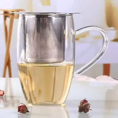 Mesh Tea Infuser Strainer Leaf Filter Leaks Sieve Metal Cup Fast • $2.17