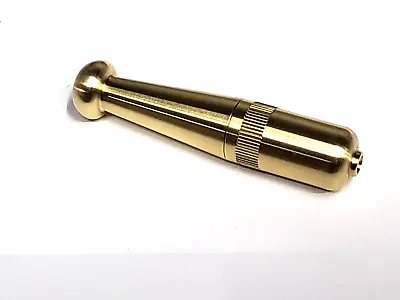 Solid Brass Pipe* Zeppelin Pipe* Made In Usa*  Sneak *toke * Quality*one Hitter • $17.89