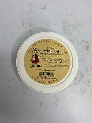 Angelus Mink Oil Paste Leather Waterproofer & Conditioner 7.6 Oz • $10.99