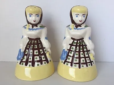 $19.50 • Buy Antique California Cleminsons Pottery Two Dutch Girls Shaker Dispenser Figurine
