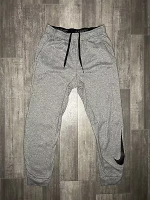 Nike Therma Fleece Swoosh Tapered Pants 932257-063 Large • $21.99