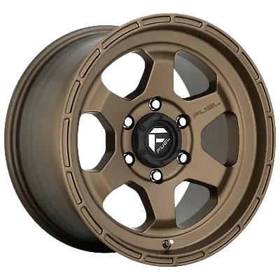 17x9 Fuel D666 SHOK MATTE BRONZE Wheel 6x5.5 (-12mm) • $311