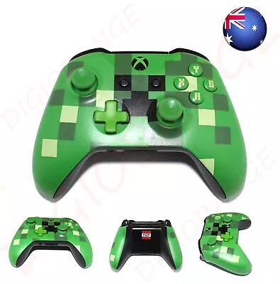 $87.91 • Buy AU Minecraft Creeper MS Xbox One Wireless Game Controller Gamepad With Jack PC W