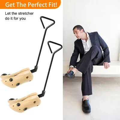 Boot Stretcher Expander Adjustable Width Shoe Shaper Keeper Wooden Western • $26.46