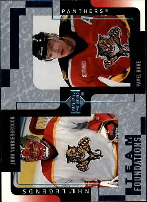2000-01 Upper Deck Legends Hockey Card #57 John Vanbiesbrouck/Pavel Bure • $1.99
