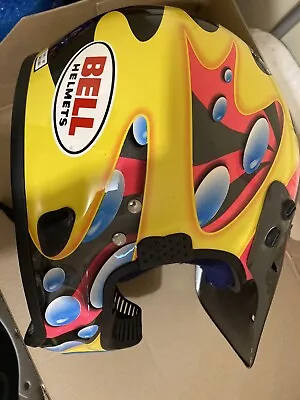 Bell Moto Jeremey Mcgrath Show Time Helmet  Replica  ! Size Large • $453.36