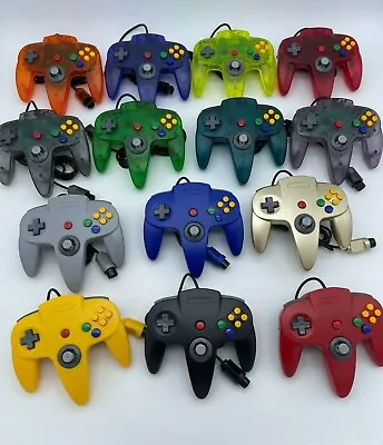 *Best* HIGH QUALITY New Controllers For Nintendo 64 By TeknoGame! N64 GUARANTEED • $24.95