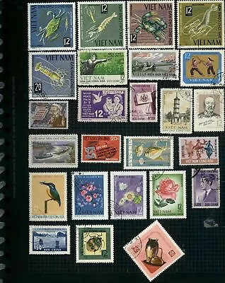 Viet-Nam Album Page Of Stamps #V28772 • $1.23