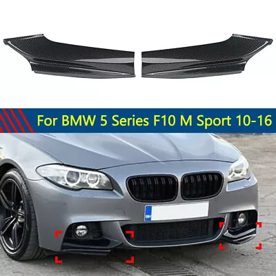 For BMW F10 F11 M Sport 2011-2016 Front Bumper Splitter Corner Performance Style • $52.23