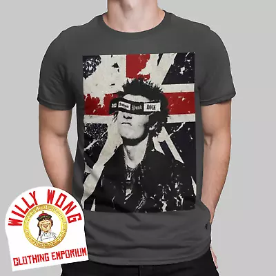 God Save Punk Rock T-Shirt Union Jack Tee Retro Pistols London 70s 80s Anarchy • £10.23