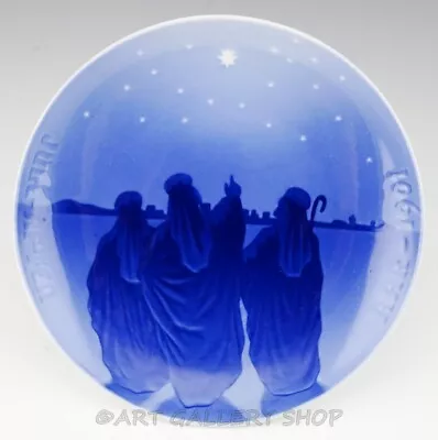 Bing & Grondahl B&G Denmark 1901 ANNUAL CHRISTMAS PLATE THREE WISE MEN NATIVITY • $314.10