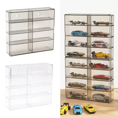 8 Grids Toy Model Cars Display Box 1:64 Display Rack Cabinet  Hotwheels Cars • $19.79