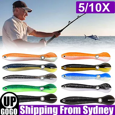$7.99 • Buy 10XPowerful Fishing Lure Fake Bait Soft Bionic Fishing Lure Freshwater Saltwater