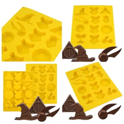 $15.18 • Buy Harry Potter Character Symbols Ice Cube Chocolate Silicone Mold Mixed Logos AU