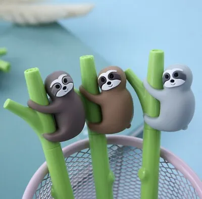 £2.85 • Buy Novelty Sloth Pen Stationery Gift Party Loot Bag Kids Birthday Cute Pens UK