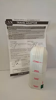 Masterplug World Wide Travel Adaptor With Surge Guard (used Item) • £2