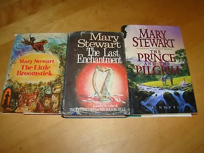 Lot Of 3 Mary Stewart Broomstick Enchantment Prince Pilgrim Hc Dj   • $17.95