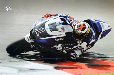 Jorge Lorenzo DEEP LEAN MotoGP Yamaha #1 Motorcycle Racing Classic 24x36 POSTER • $22.49