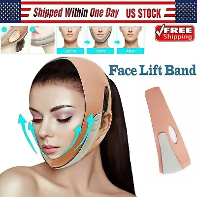 V-line Face Chin Cheek Lift Up Slimming Slim Mask Anti Wrinkle Belt Strap Band • $7.99