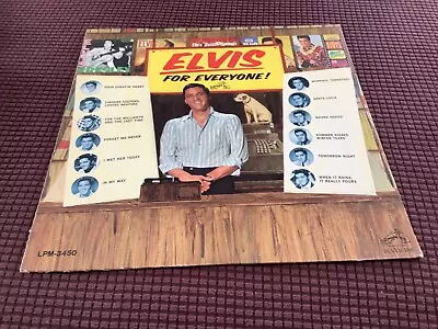 Elvis Presley - Elvis For Everyone! Vinyl Record Lpm-3450 1965 Rca • $24.99