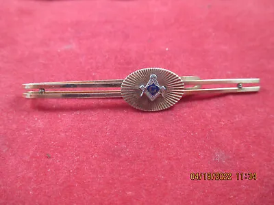Mason's Vintage KREMENTZ Tie Bar Clip Masonic Shriners Scottish Rite Grand Lodge • $19.99