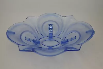 Vintage(1935) Walther & Sohne Blue Oval Art Deco Bowl Fantastic Mint A+++++ • £64