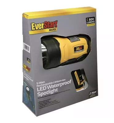 Maxx SL8WE Portable Waterproof Rechargeable 800 Lumen LED Spotlight • $29.99