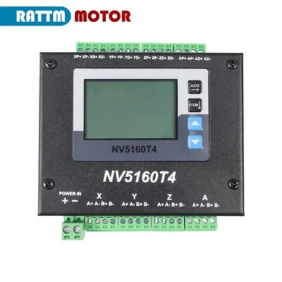 4 Axis Stepper Motor Driver NV5160T4 12-48VDC Max 6A For Pulse Direction Control • $49.80