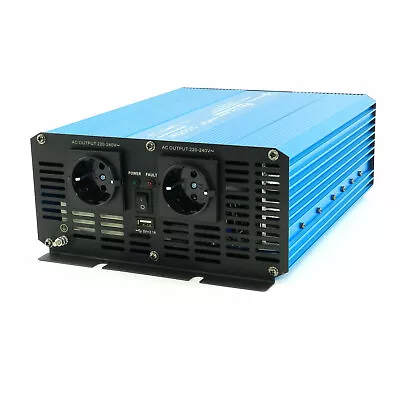 Voltage Converter Inverter 2000 4000 Watts 12V 230V Pure Sine Inverter • £209.65