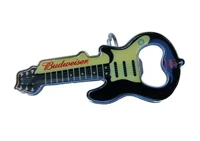 Budweiser Guitar Beer Opener Belt Buckle • $11.95