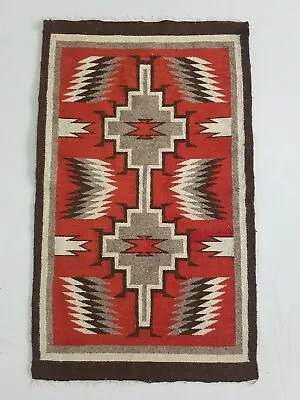 Antique Swedish Navajo Design Scandinavian Tapestry/Kilim 105x65cm • £499