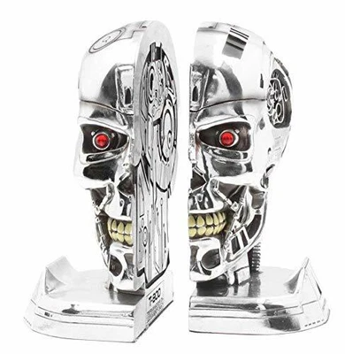 £40 • Buy Officially Licensed  Terminator 2  Bookends - Stunning Robotic Head