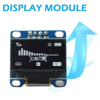 $3.95 • Buy 0,96  OLED SSD1306 I2C IIC SPI Serial 128X64 LCD Display Blau LCD} Gelb U4O4