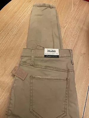 Mudd FLX Stretch High Rise Utility Jegging Size 9 Beige (Sandpaper) Jeans NEW • $25