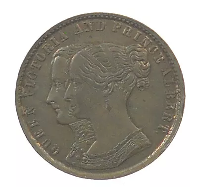 1844 Great Britain Victoria OPENING OF THE ROYAL EXCHANGE Brass 22mm • $25