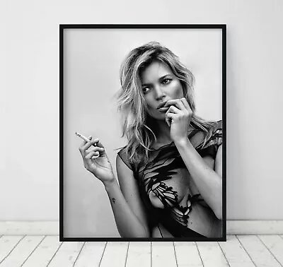 Kate Moss Vintage Retro Celebrities Poster Art Print. A3 A2 A1  • £19.24