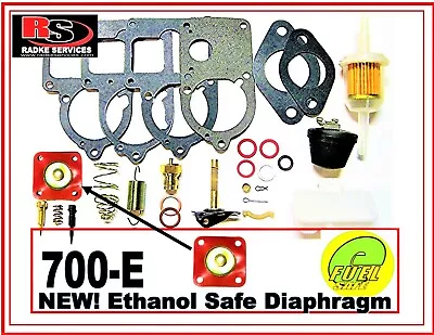 $29.45 • Buy VW E FUEL SAFE! SOLEX Carb Rebuild Kit W/FLOATS  28/30/34 Pict3 RADKE Kit 700