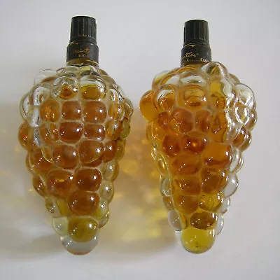 LOT 2 Vintage 1960s USSR Latvia RIGA DZINTARS Cologne Perfume Grape Shape Bottle • $42