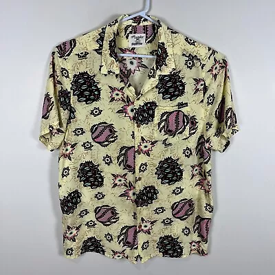 Mambo Smart Arts Camp Cuban Rayon Casual Party Shirt Mens XL Colourful • $16.30